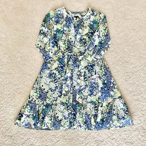 Talbots Floral Shirt Dress